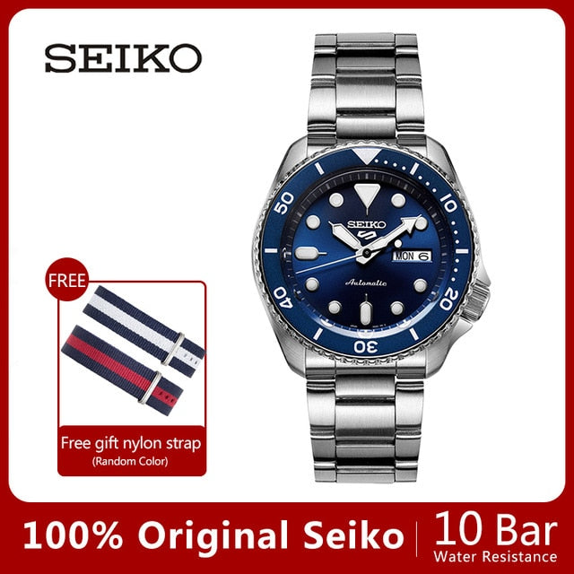 Seiko 5 Sports Men's Stainless Steel Bracelet Watch