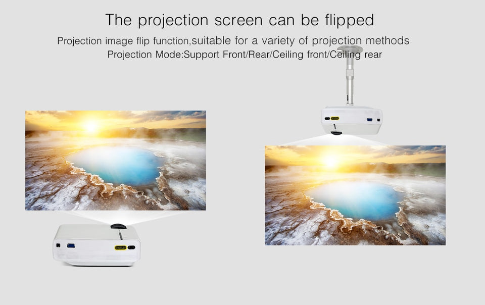 BYINTEK SKY K1/K1plus LED Home Theater Mini Projector with Optional Wired Sync Display - NewCrate.co