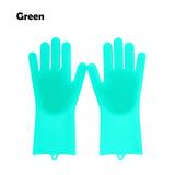 Silicone Scrubber Rubber Cleaning Gloves