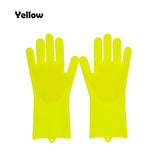 Silicone Scrubber Rubber Cleaning Gloves