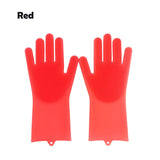 Silicone Scrubber Rubber Cleaning Gloves